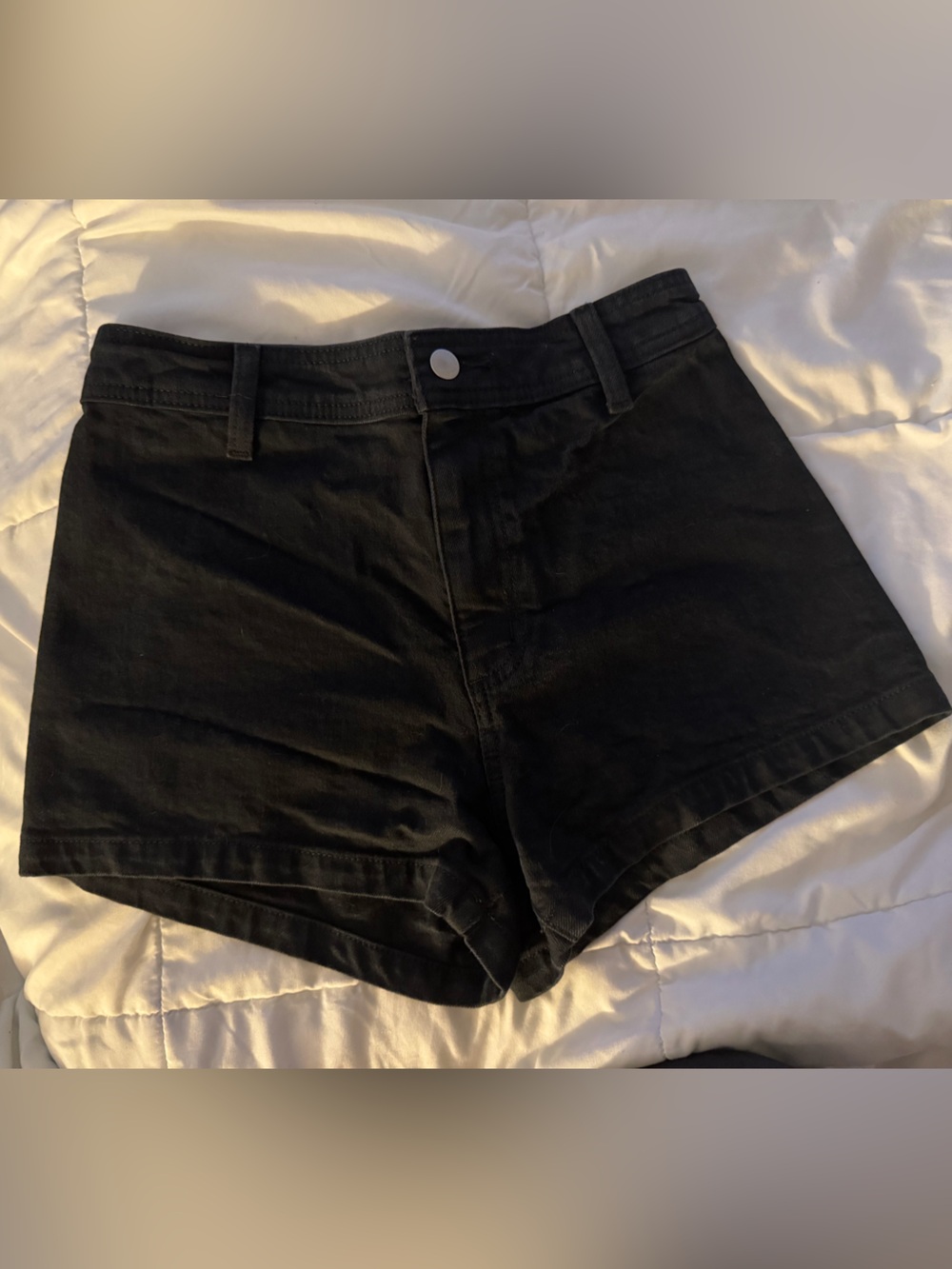 Universal Thread Black High-Rise Denim Shorts